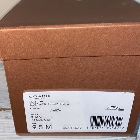 COACH NIB Sommer Flip Flop Sz 9.5 - Picture 6 of 6